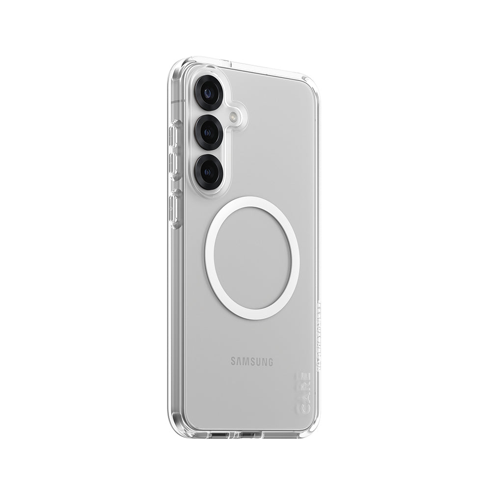 Etui til Samsung Galaxy S25+ S936, PanzerGlass, Care Urban Combat, Transparent Hvid