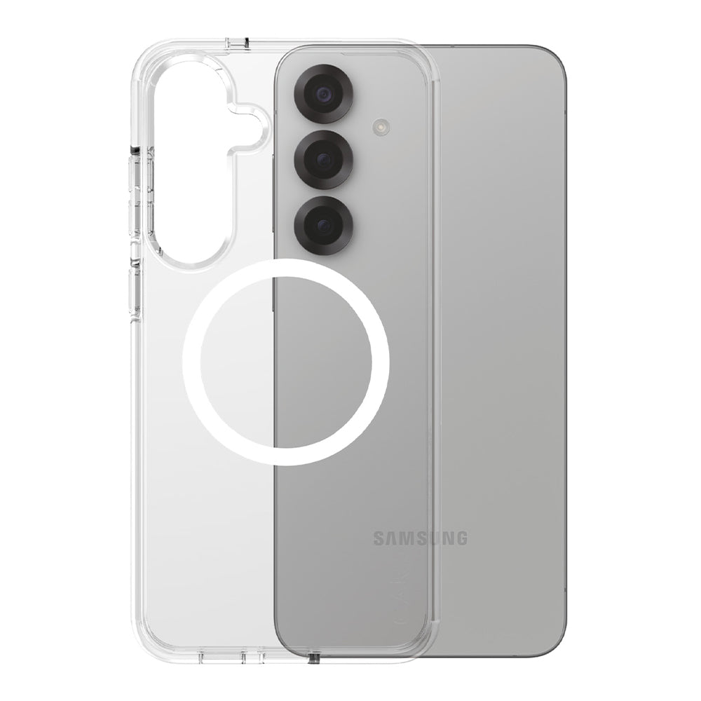 Etui til Samsung Galaxy S25+ S936, PanzerGlass, Care Urban Combat, Transparent Hvid