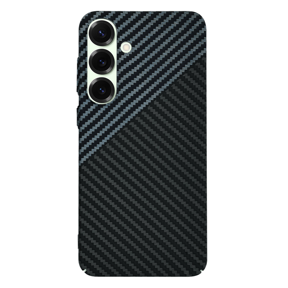 Etui til Samsung Galaxy S25+ S936, Techsuit, Carbonite FiberShell, Sort Grå