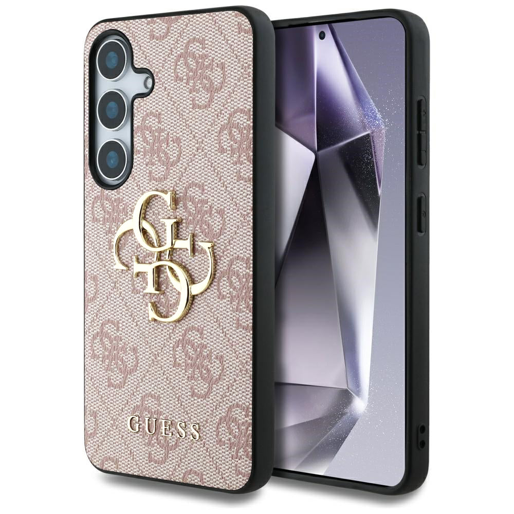 Etui til Samsung Galaxy S25 S931, Guess, 4G Big Logo, Pink