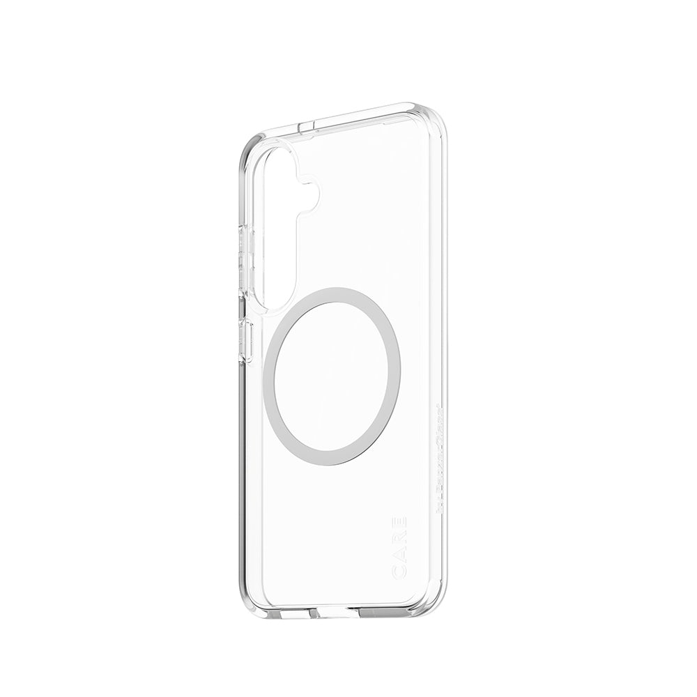 Etui til Samsung Galaxy S25 S931, PanzerGlass, Urban Combat Care, Hvid Transparent