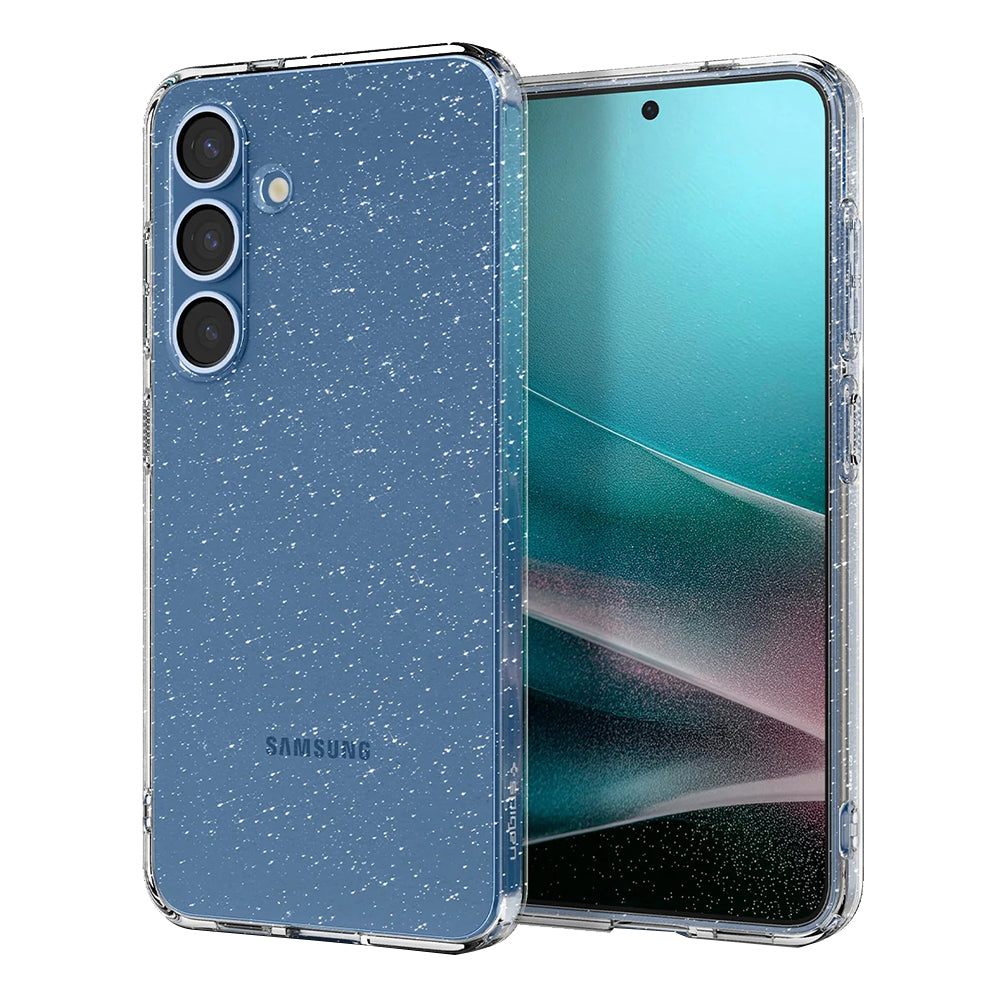 Etui til Samsung Galaxy S25 S931, Spigen, Liquid Crystal Glitter, Gennemsigtig ACS08997