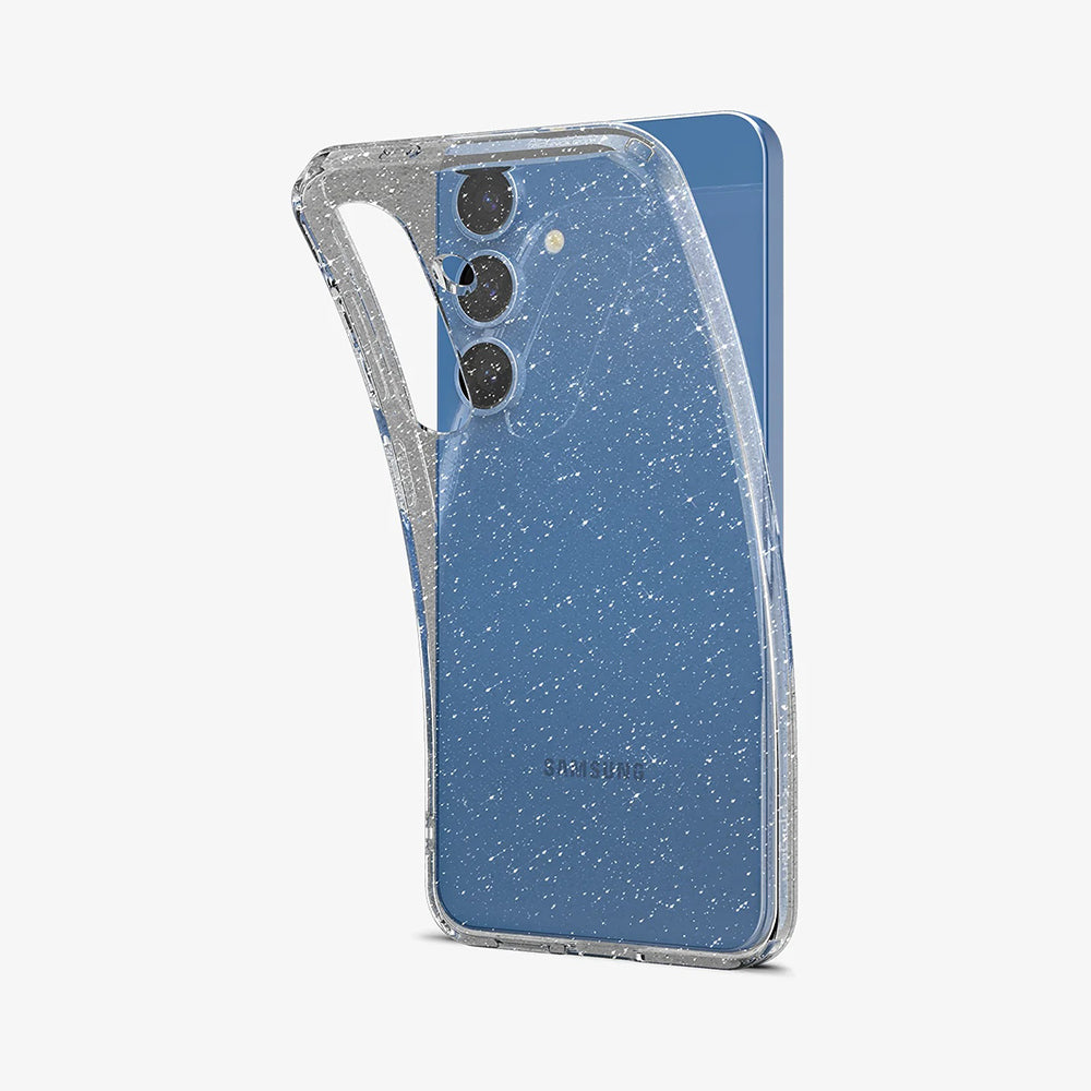 Etui til Samsung Galaxy S25 S931, Spigen, Liquid Crystal Glitter, Gennemsigtig ACS08997
