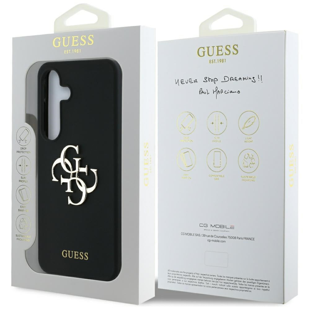 Etui til Samsung Galaxy S25 Ultra S938, Guess, 4G Big, Sort