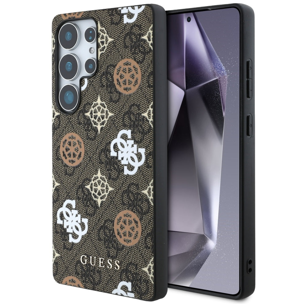 Case for Samsung Galaxy S25 Ultra S938, Guess, 4G Peony, Brown