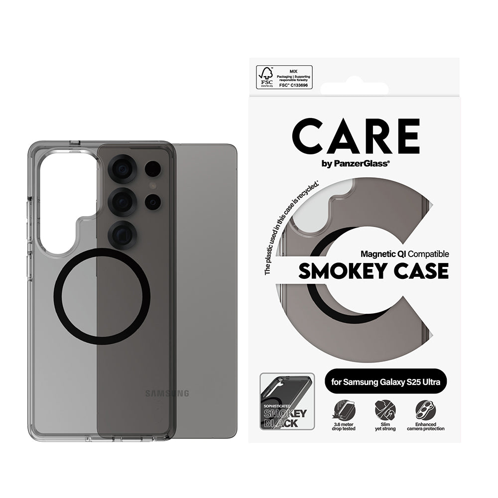 Etui til Samsung Galaxy S25 Ultra S938, PanzerGlass, Care Urban Combat, Sort