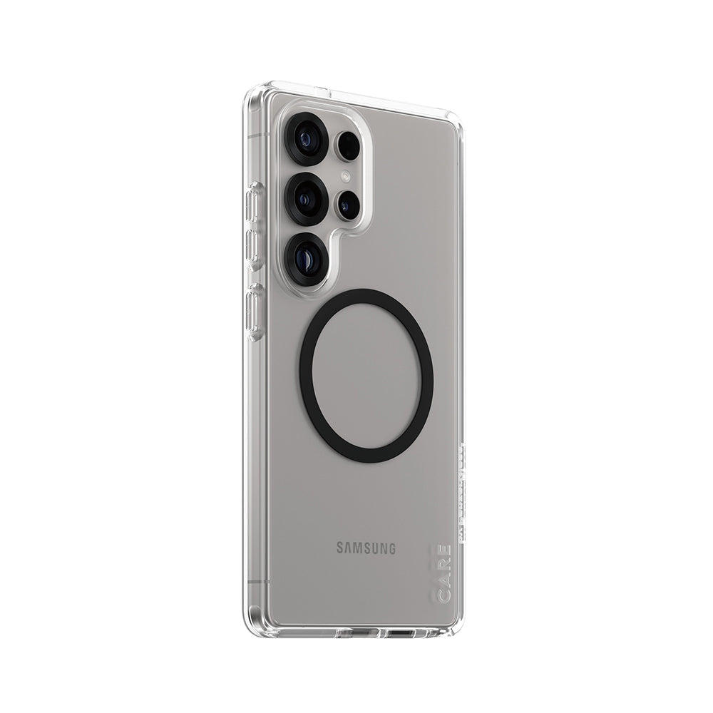 Etui til Samsung Galaxy S25 Ultra S938, PanzerGlass, Care Urban Combat, Sort Transparent