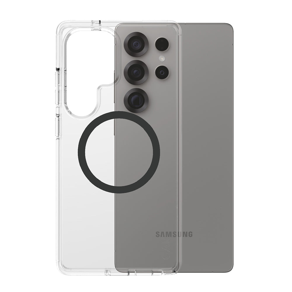 Etui til Samsung Galaxy S25 Ultra S938, PanzerGlass, Care Urban Combat, Sort Transparent