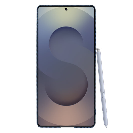 Etui til Samsung Galaxy S25 Ultra S938, Techsuit, Carbonite FiberShell, Turkis