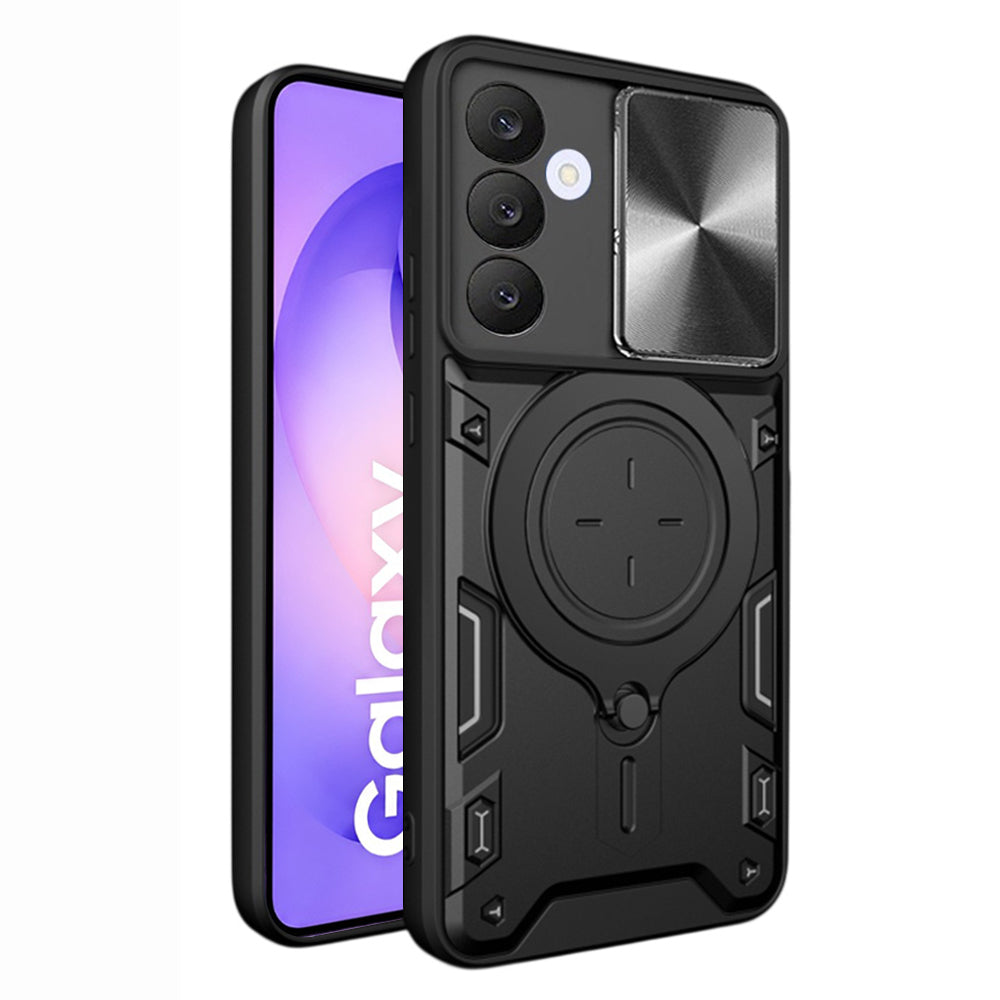 Cover til Samsung Galaxy S26 FE S741 / S25 FE, Techsuit, CamGuard Pro, Sort