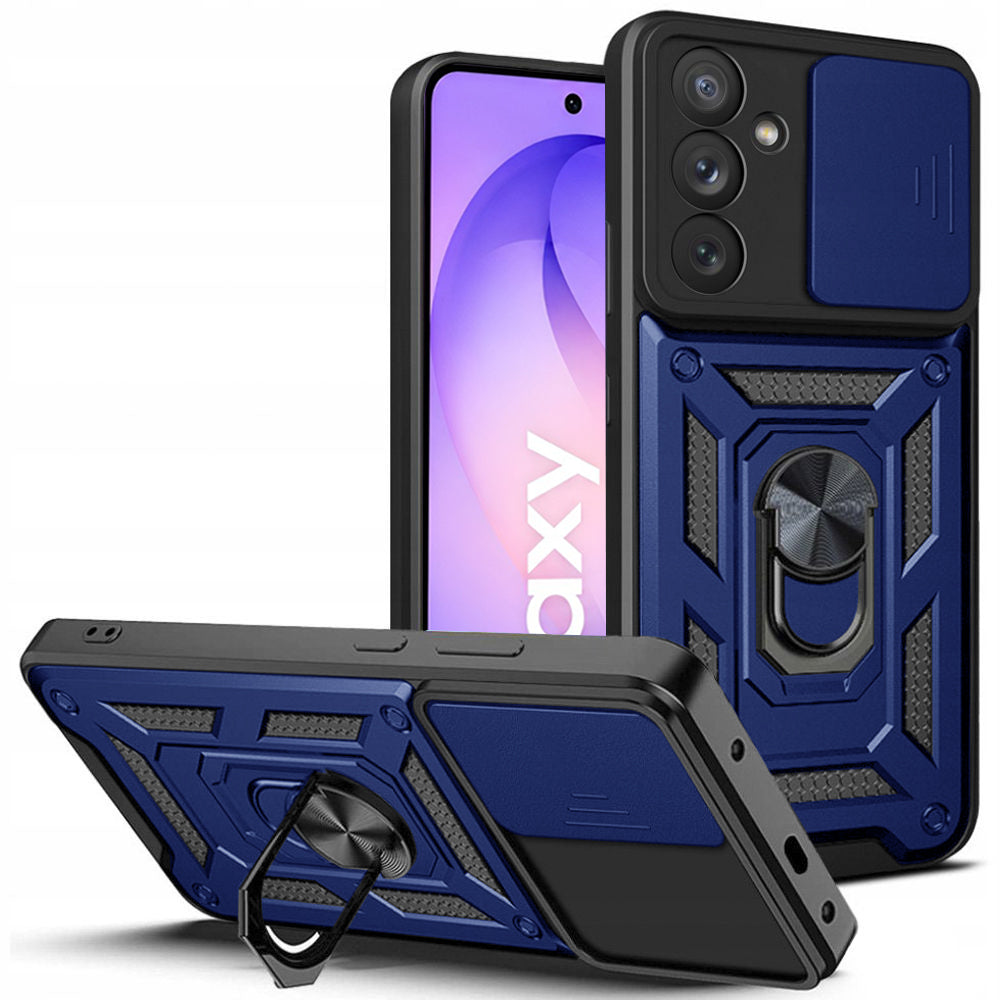 Cover til Samsung Galaxy S26 FE S741 / S25 FE, Techsuit, CamShield, Blå