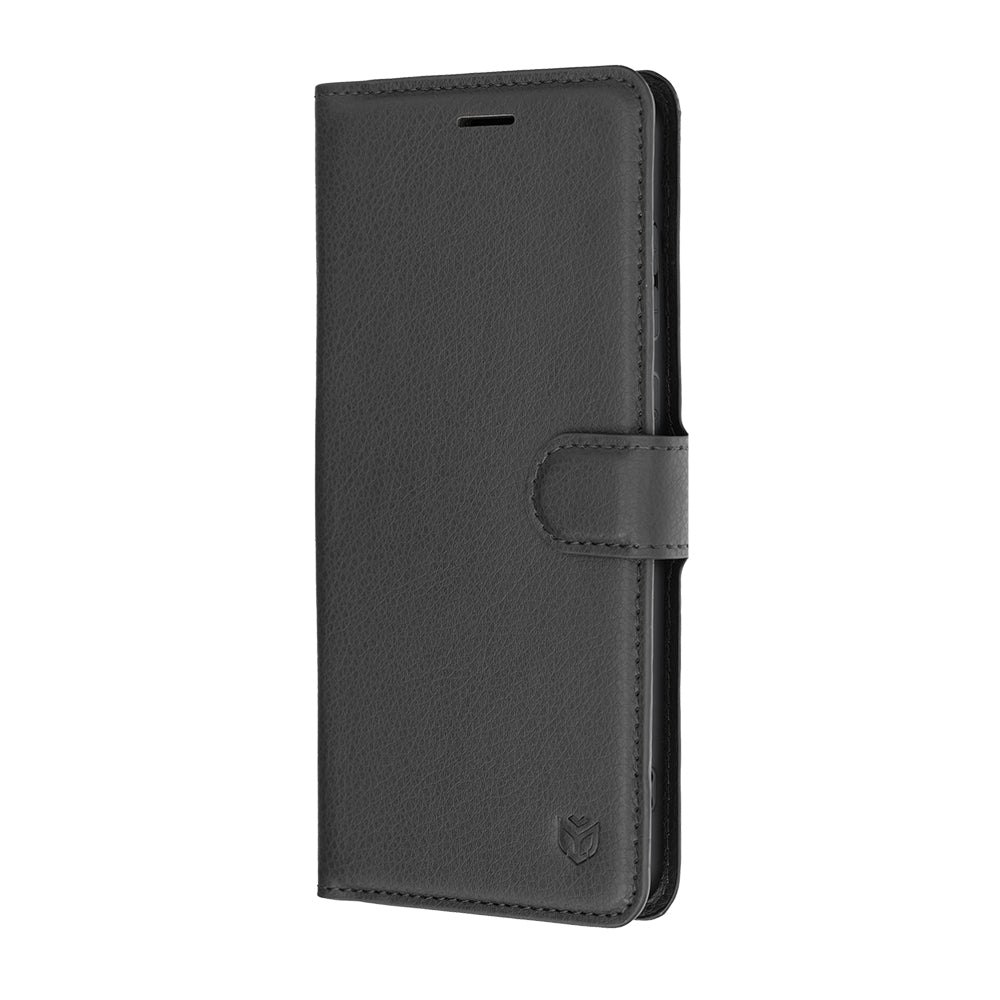 Cover til Samsung Galaxy S26 FE S741 / S25 FE, Techsuit, Leather Folio, Sort