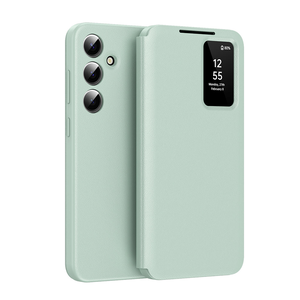Cover til Samsung Galaxy S26 FE S741, Techsuit, SmartView, Grøn