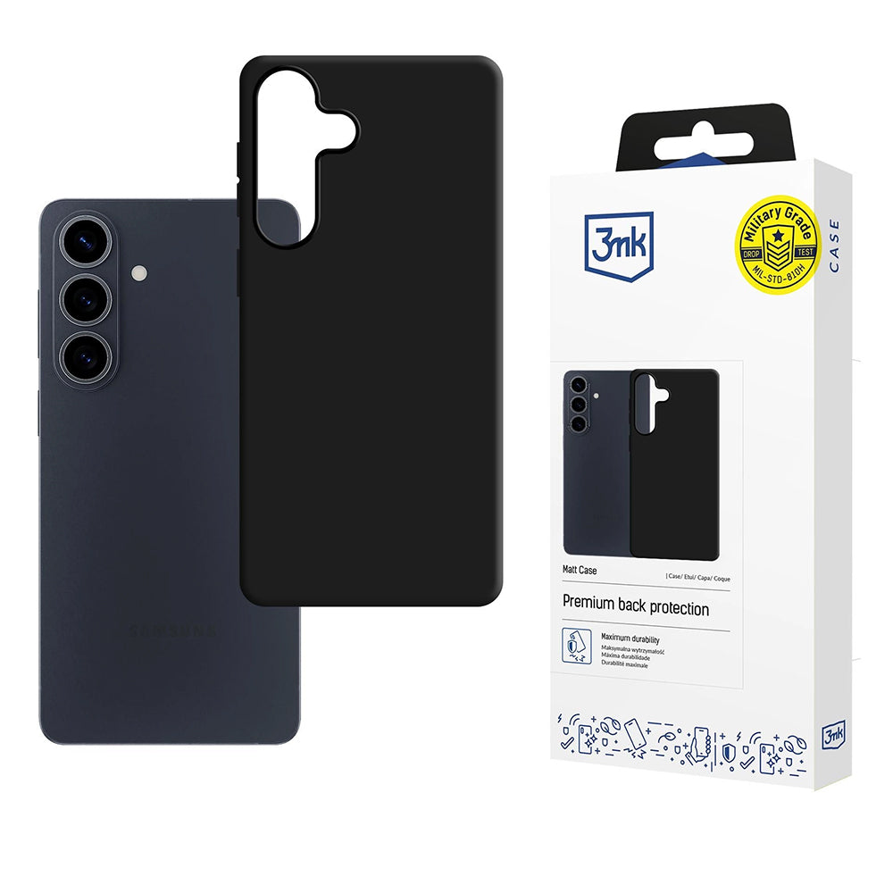 Case for Samsung Galaxy S26 Plus S947, 3MK, Matte Black