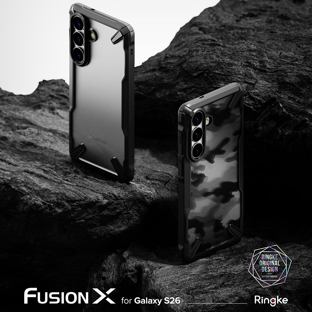 Etui til Samsung Galaxy S26 Plus S947, Ringke, Fusion X, Camouflage