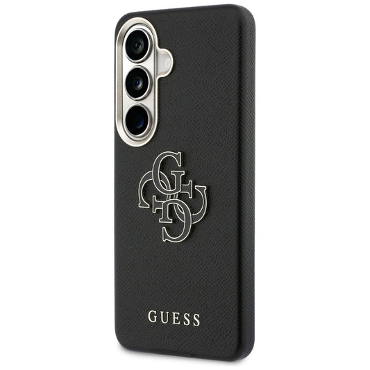 Cover til Samsung Galaxy S26 Plus S947, Guess, 4G Grained Big and Classic Logo, Sort