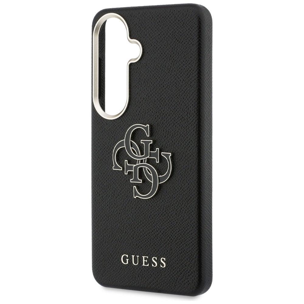 Cover til Samsung Galaxy S26 Plus S947, Guess, 4G Grained Big and Classic Logo, Sort