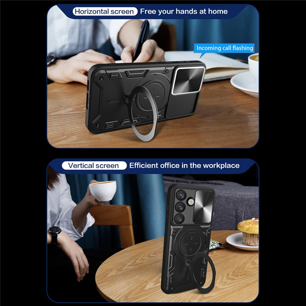 Etui til Samsung Galaxy S26 Plus, Techsuit, CamGuard Pro, Lilla