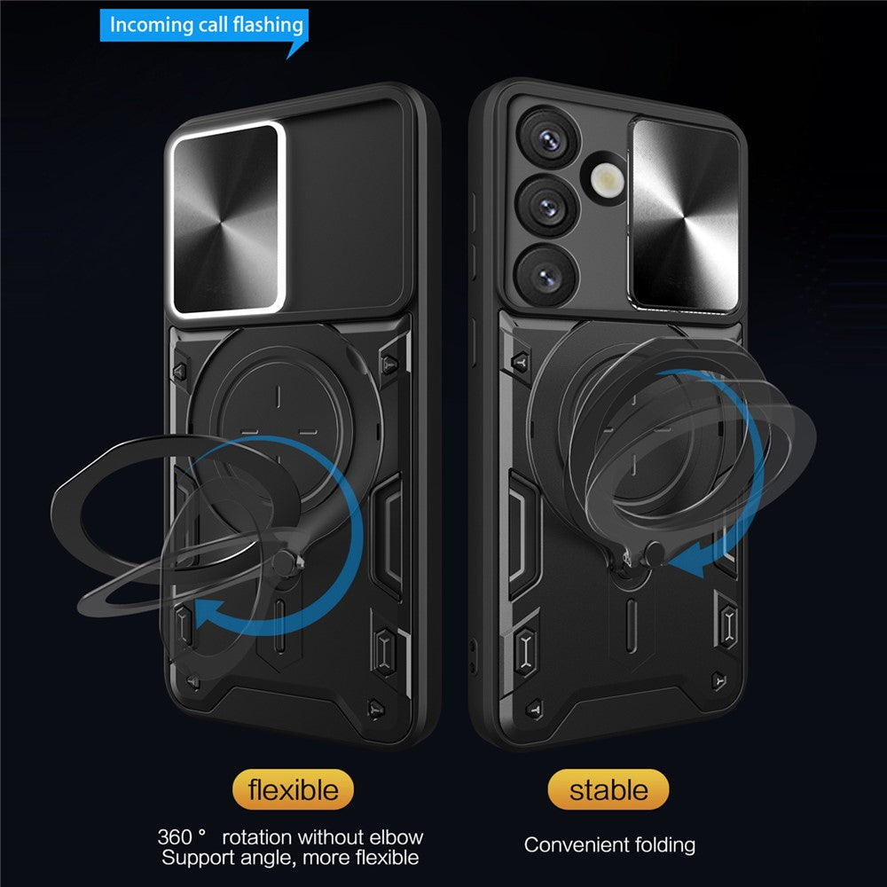 Cover til Samsung Galaxy S26 Plus S947, Techsuit, CamGuard Pro, Sort