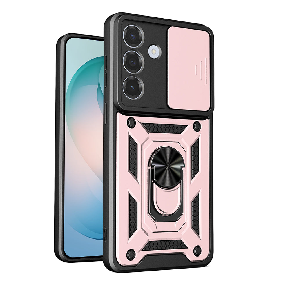 Etui til Samsung Galaxy S26 Plus, Techsuit, CamShield, Gylden Rosa