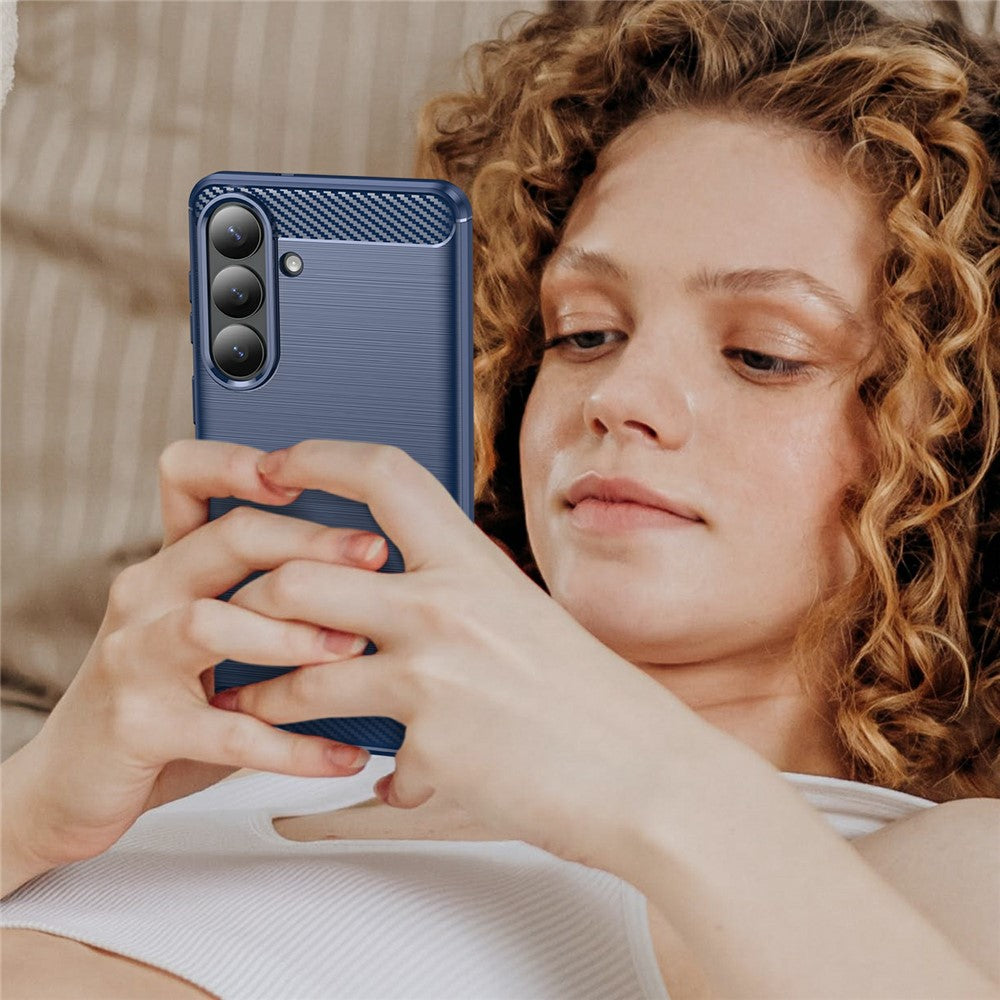 Etui til Samsung Galaxy S26 Plus S947, Techsuit, Carbon, Blå