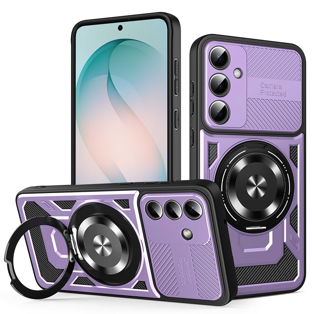 Etui til Samsung Galaxy S26 Plus, Techsuit, RuggedCam, Lilla