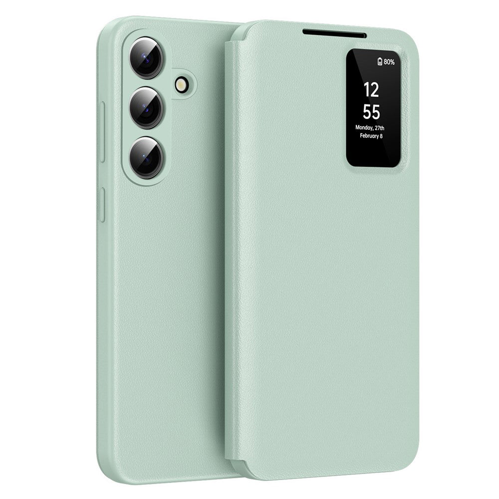 Etui til Samsung Galaxy S26 Plus S947, Techsuit, SmartView, Grøn