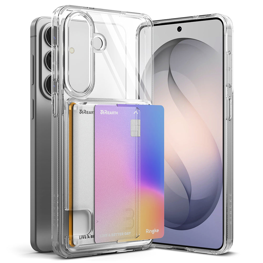 Etui til Samsung Galaxy S26 S942, Ringke, Fusion Card, Gennemsigtig