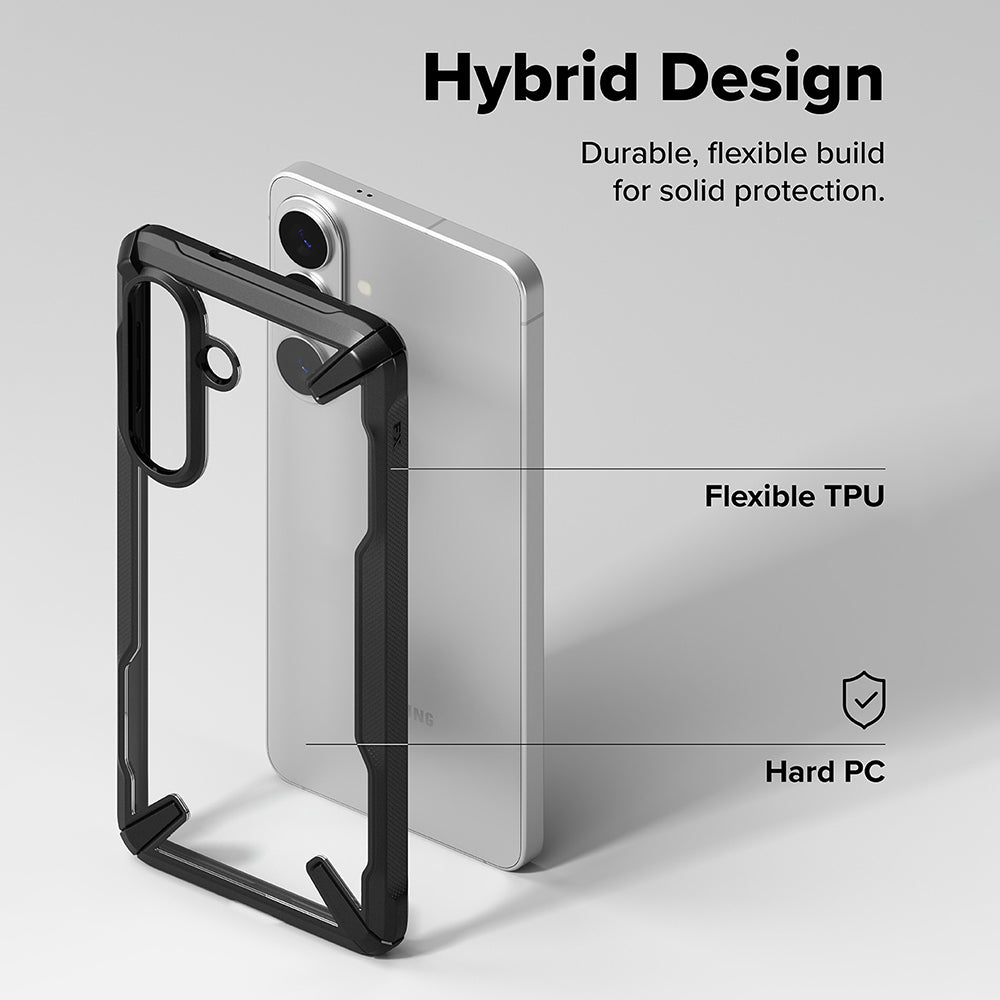 Etui til Samsung Galaxy S26 S942, Ringke, Fusion X, Sort