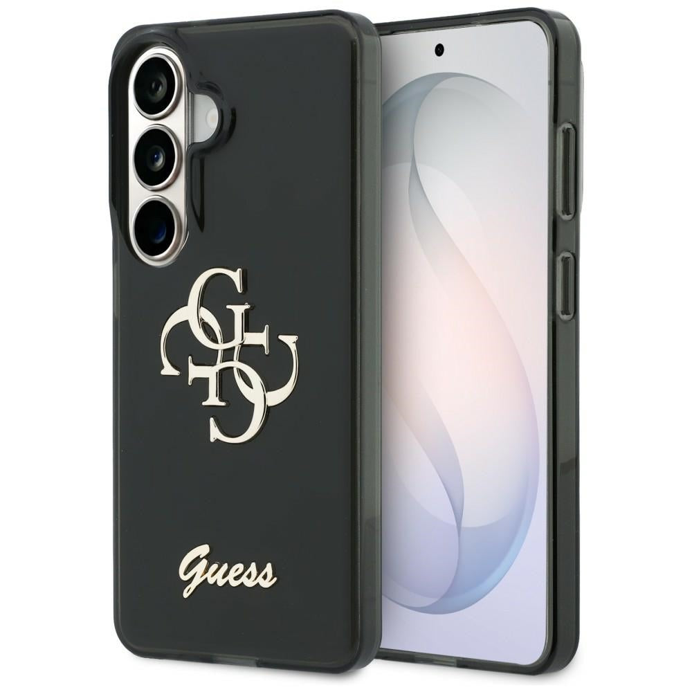 Etui til Samsung Galaxy S26 S942, Guess, IML Big Metal 4G Script, Sort
