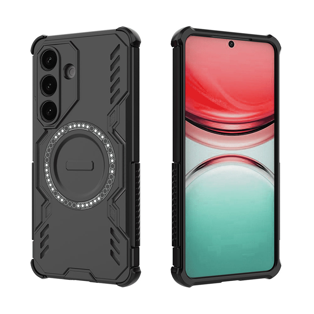 MagSafe cover til Samsung Galaxy S26 S942, Techsuit, ArmorMag, Sort