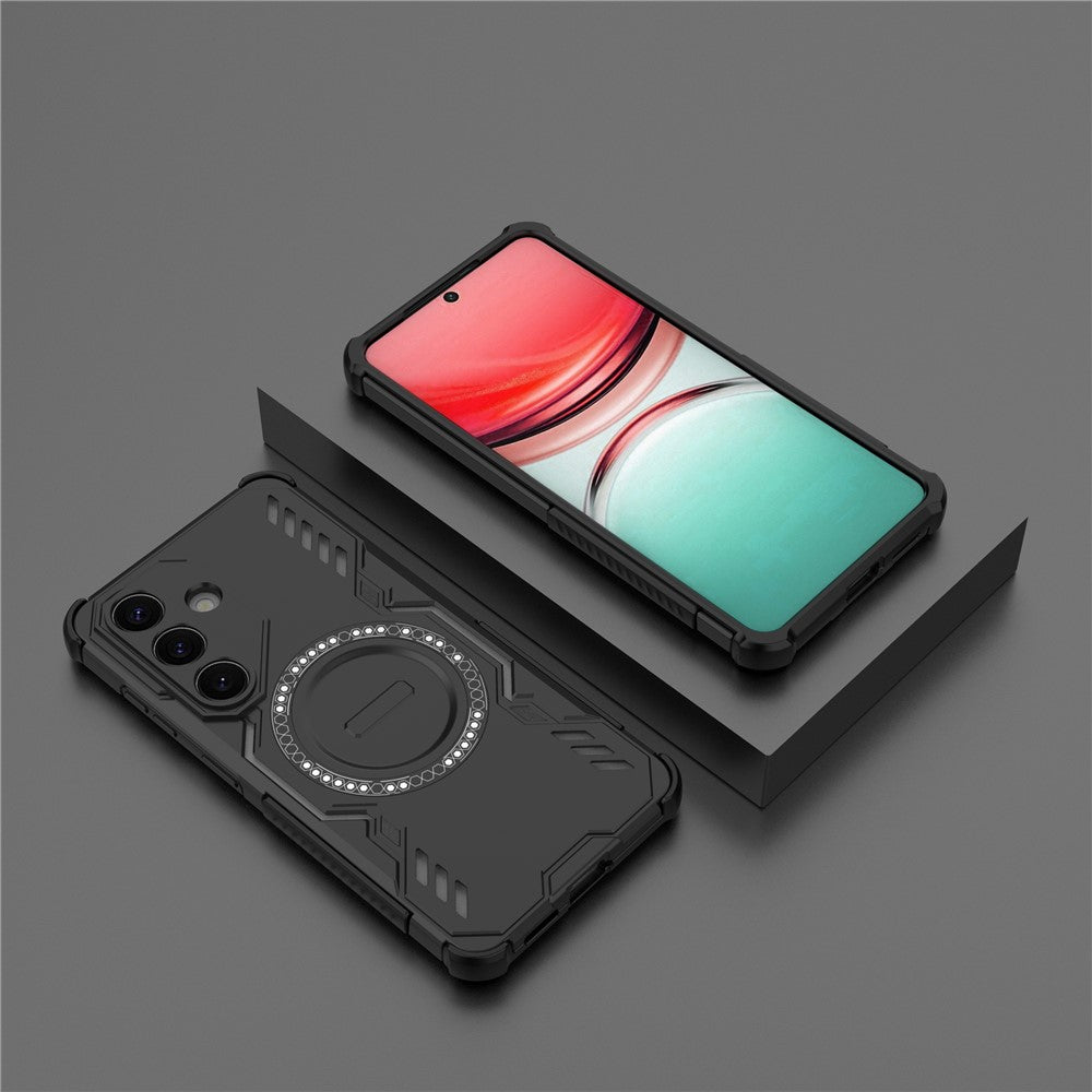 MagSafe cover til Samsung Galaxy S26 S942, Techsuit, ArmorMag, Sort