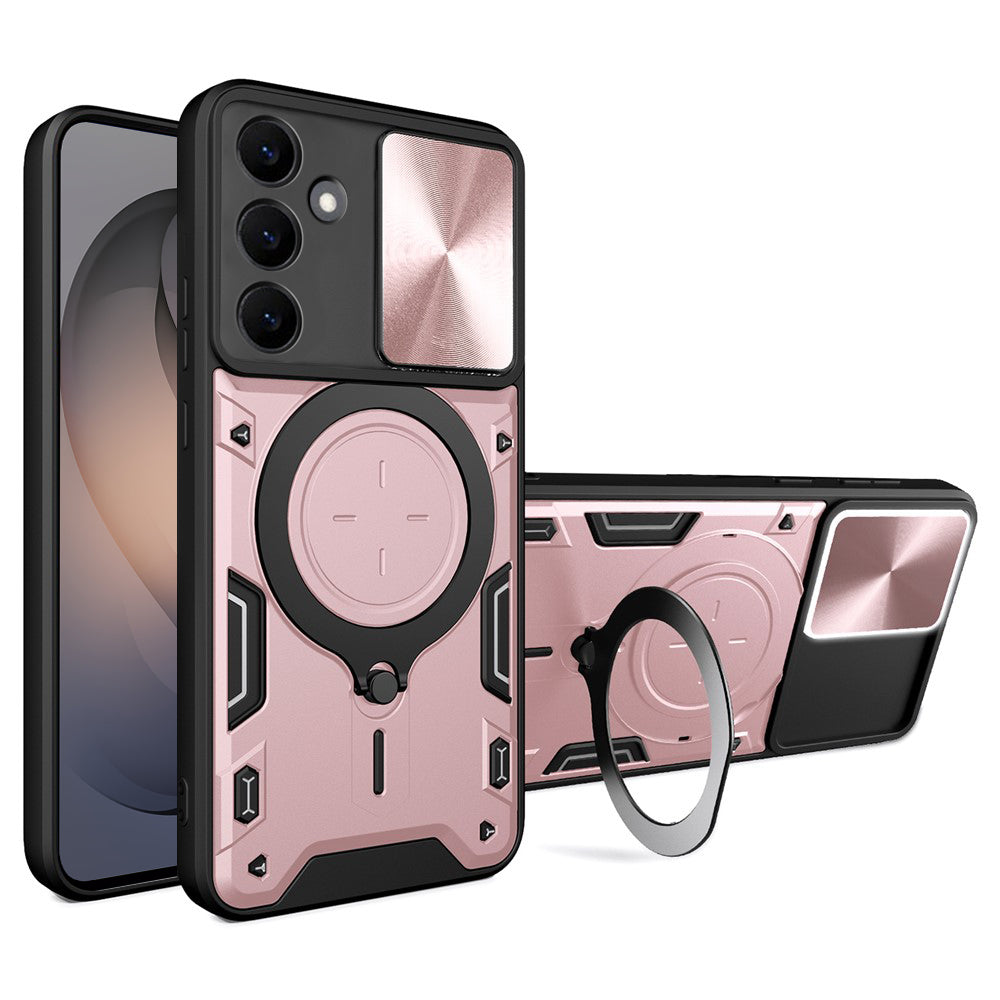 Cover til Samsung Galaxy S26 S942, Techsuit, CamGuard Pro, Lyserød Guld