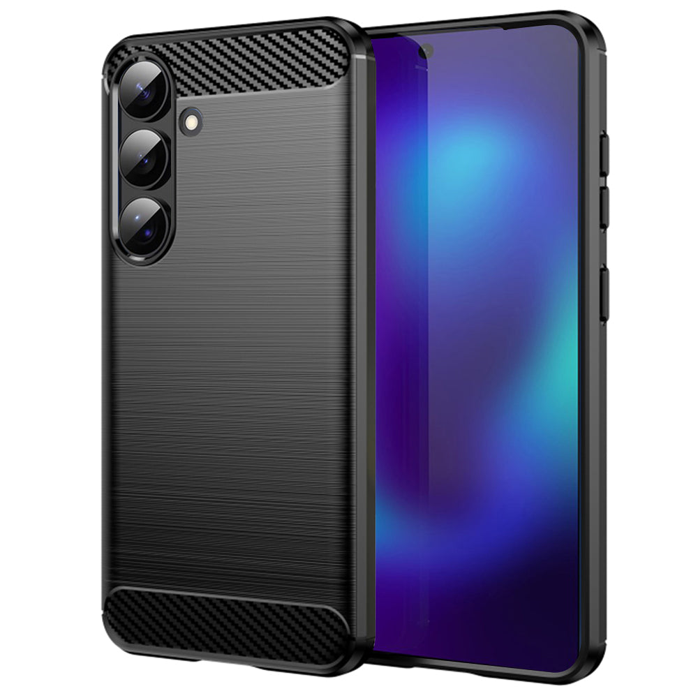 Etui til Samsung Galaxy S26 S942, Techsuit, Carbon, Sort