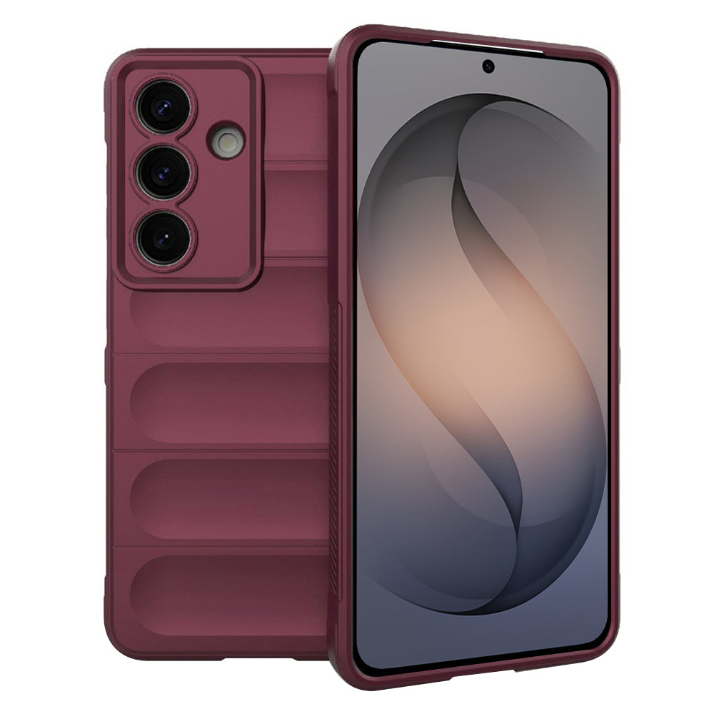 Cover til Samsung Galaxy S26 S942, Techsuit, Magic Shield, Vinrød