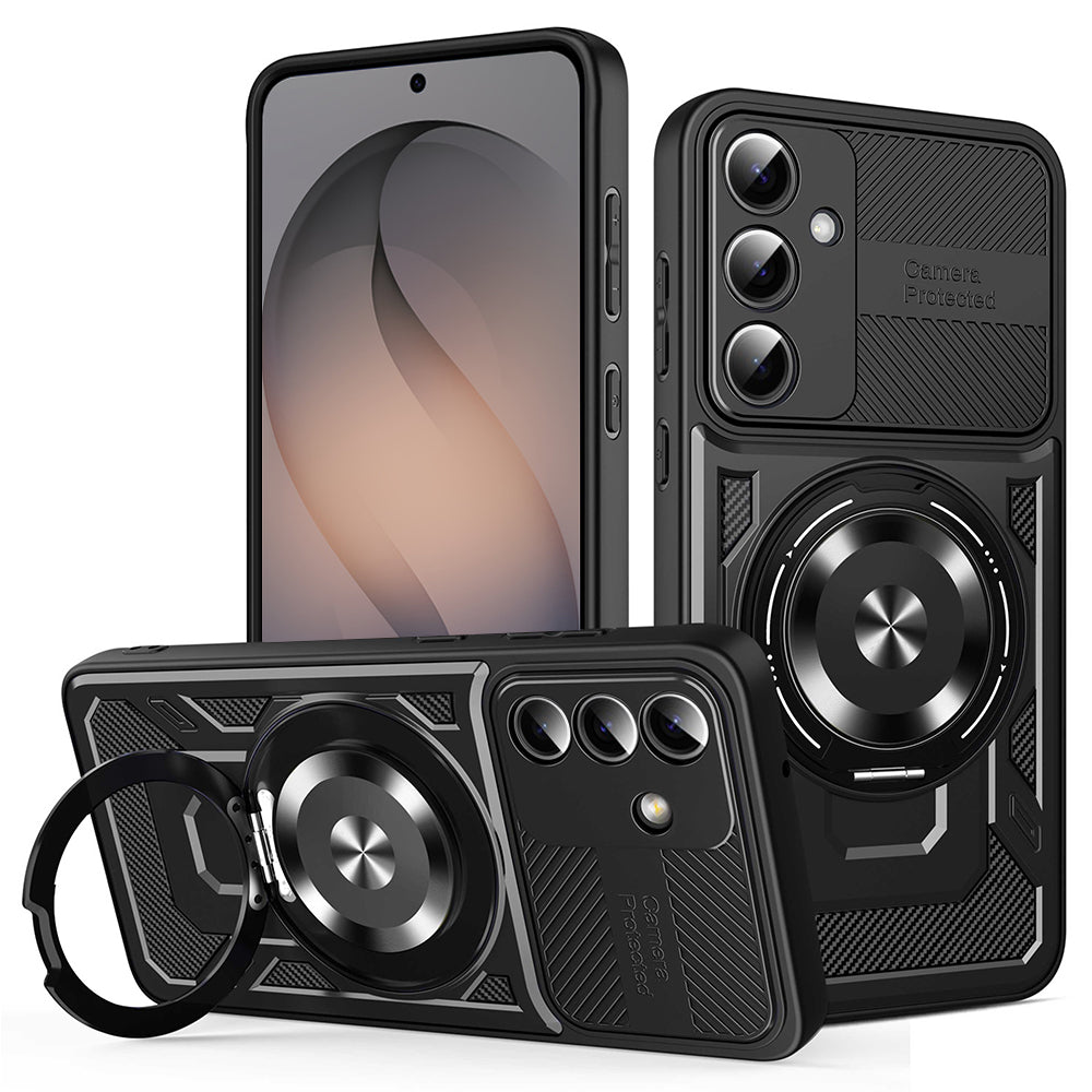 Cover til Samsung Galaxy S26 S942, Techsuit, RuggedCam, Sort