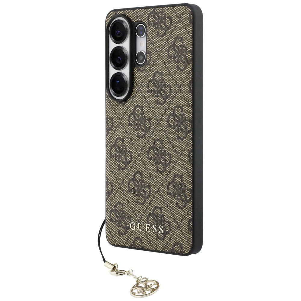 Etui til Samsung Galaxy S26 Ultra S948, Guess, 4G Classic Logo Charm, Brun