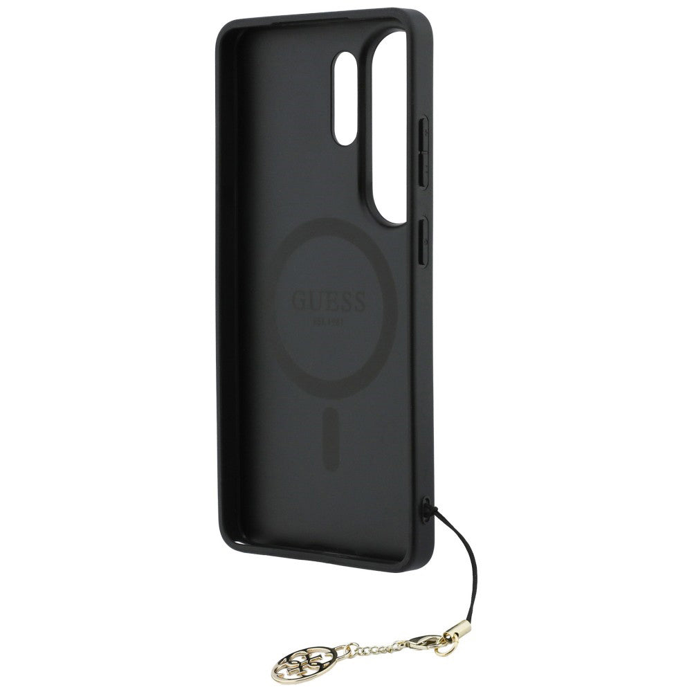 Etui til Samsung Galaxy S26 Ultra S948, Guess, 4G Classic Logo Charm, Brun