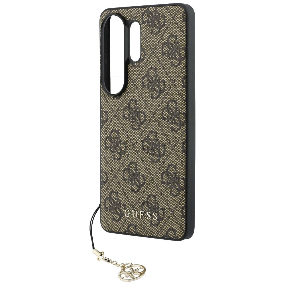 Etui til Samsung Galaxy S26 Ultra S948, Guess, 4G Classic Logo Charm, Brun