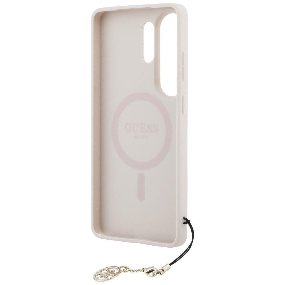 Etui til Samsung Galaxy S26 Ultra S948, Guess, 4G Classic Logo Charm, Pink