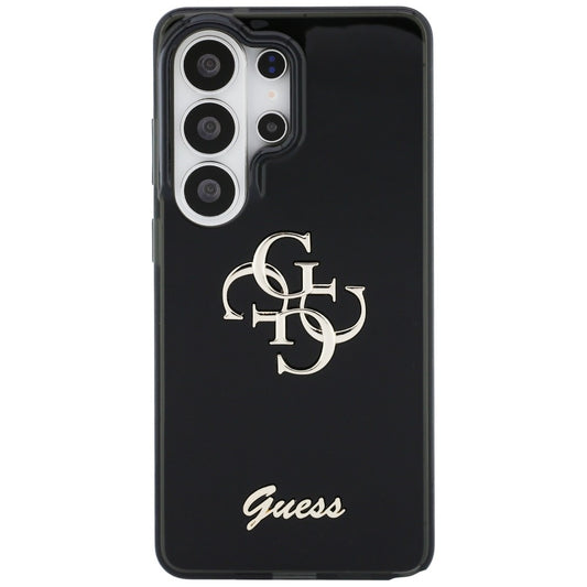 Etui til Samsung Galaxy S26 Ultra S948, Guess, IML Big Metal 4G Script, Sort