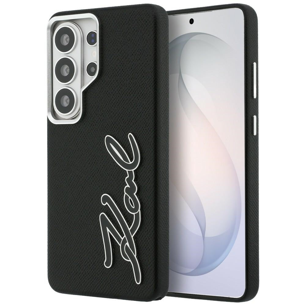 Etui til Samsung Galaxy S26 Ultra S948, Karl Lagerfeld, Signature Resin Logo, Sort