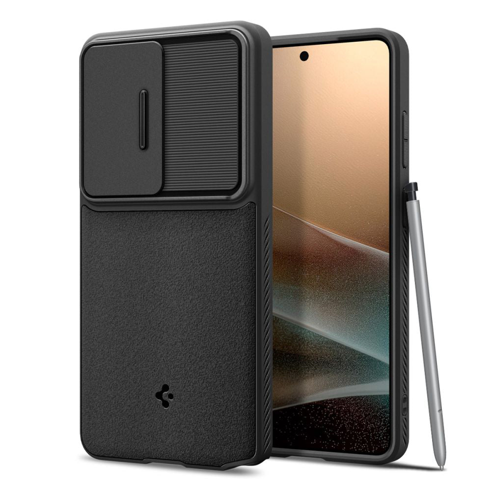 Etui til Samsung Galaxy S26 Ultra S948, Spigen, Optik Armor, Sort ACS10687