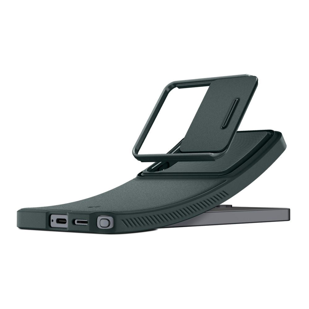 Etui til Samsung Galaxy S26 Ultra S948, Spigen, Optik Armor, Grøn ACS10688