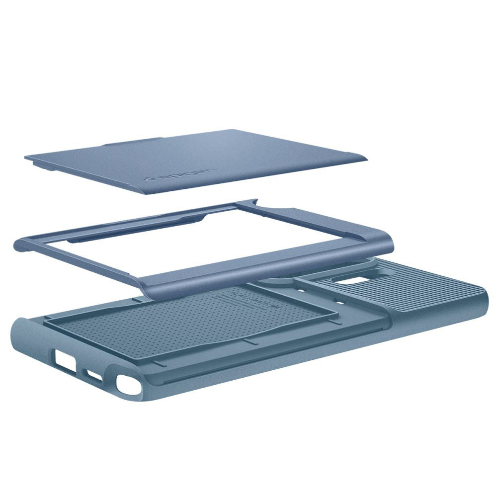 Etui til Samsung Galaxy S26 Ultra S948, Spigen, Slim Armor CS, Blå ACS11225