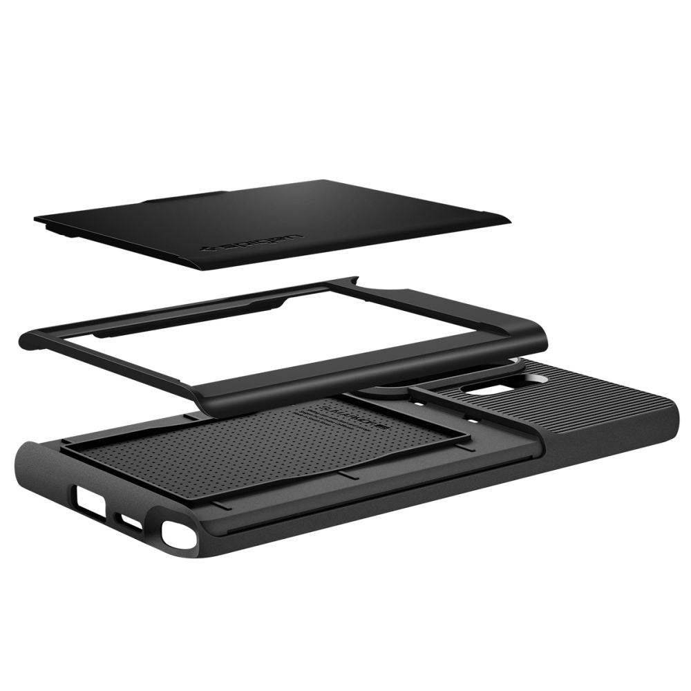 Etui til Samsung Galaxy S26 Ultra S948, Spigen, Slim Armor CS, Sort ACS11036