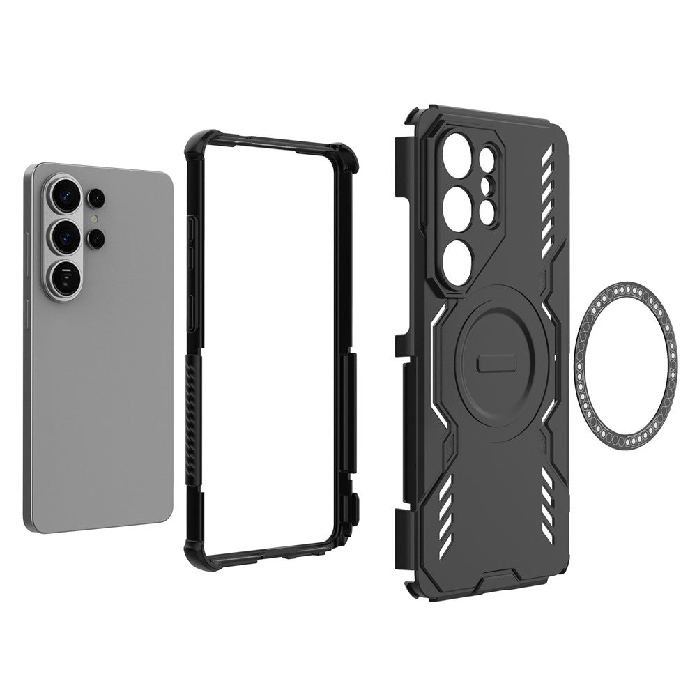 MagSafe cover til Samsung Galaxy S26 Ultra S948, Techsuit, ArmorMag, Sort