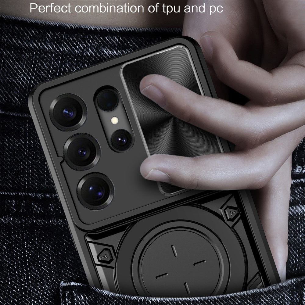 Etui til Samsung Galaxy S26 Ultra, Techsuit, CamGuard Pro, Blå