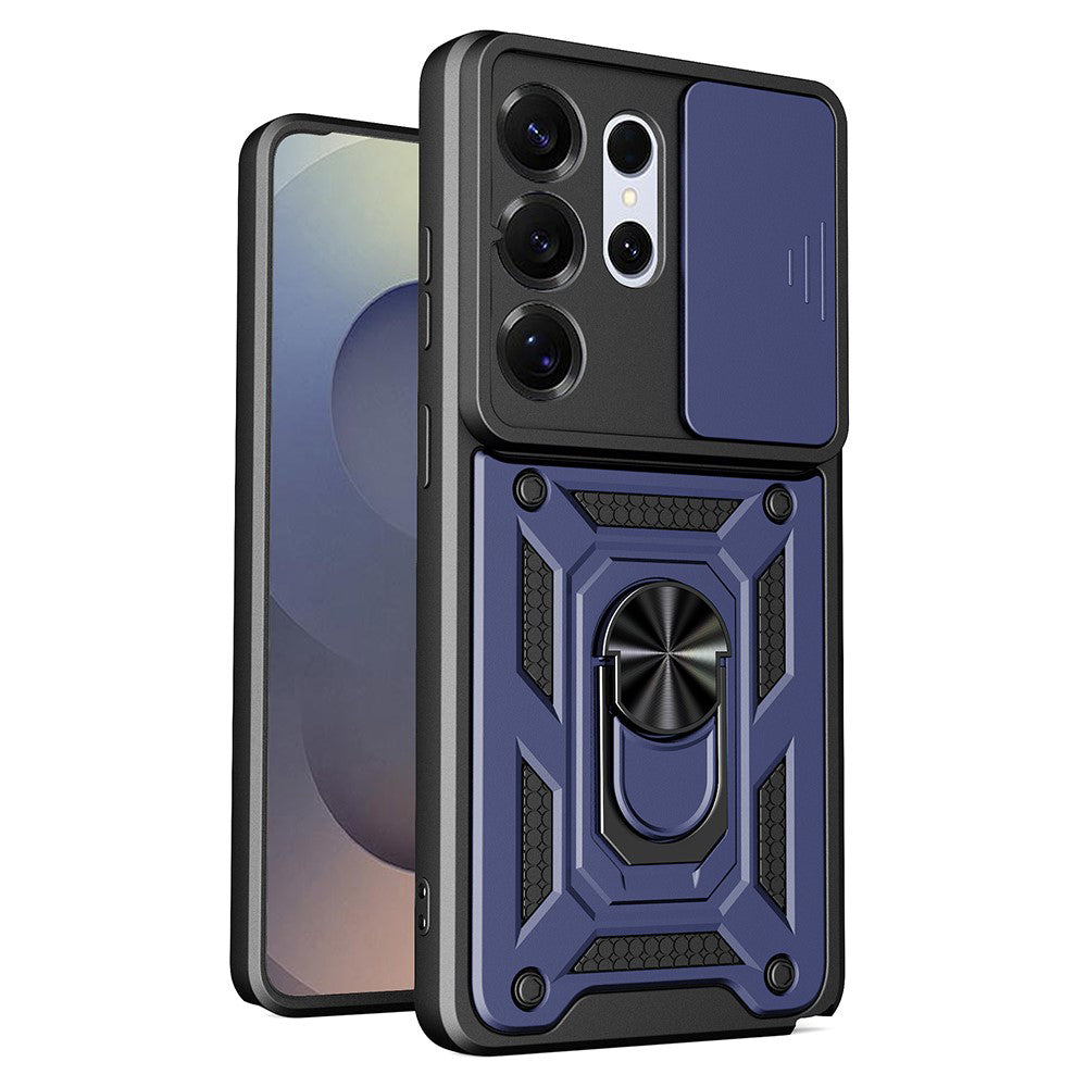 Etui til Samsung Galaxy S26 Ultra S948, Techsuit, CamShield, Blå
