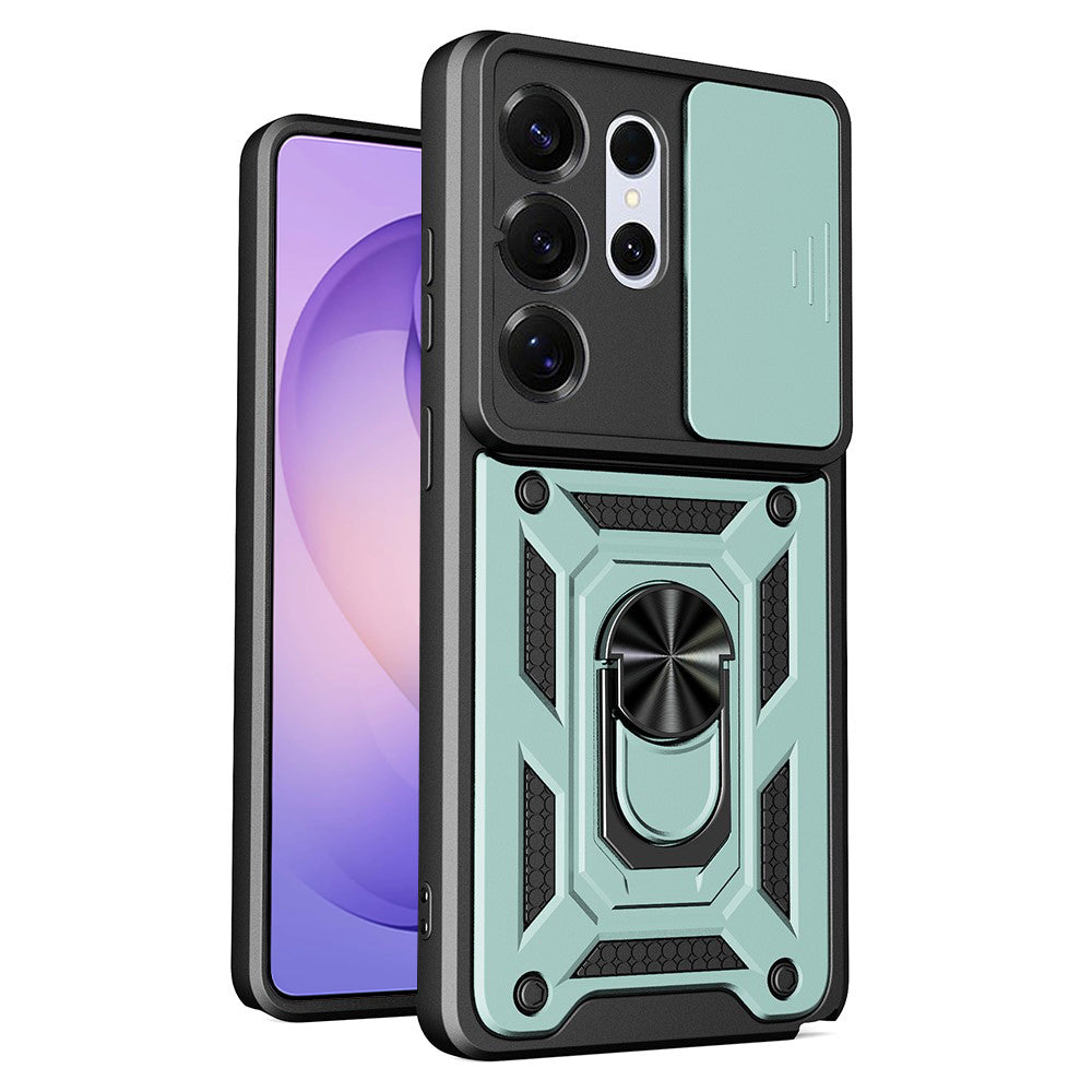 Cover til Samsung Galaxy S26 Ultra S948, Techsuit, CamShield, Grøn